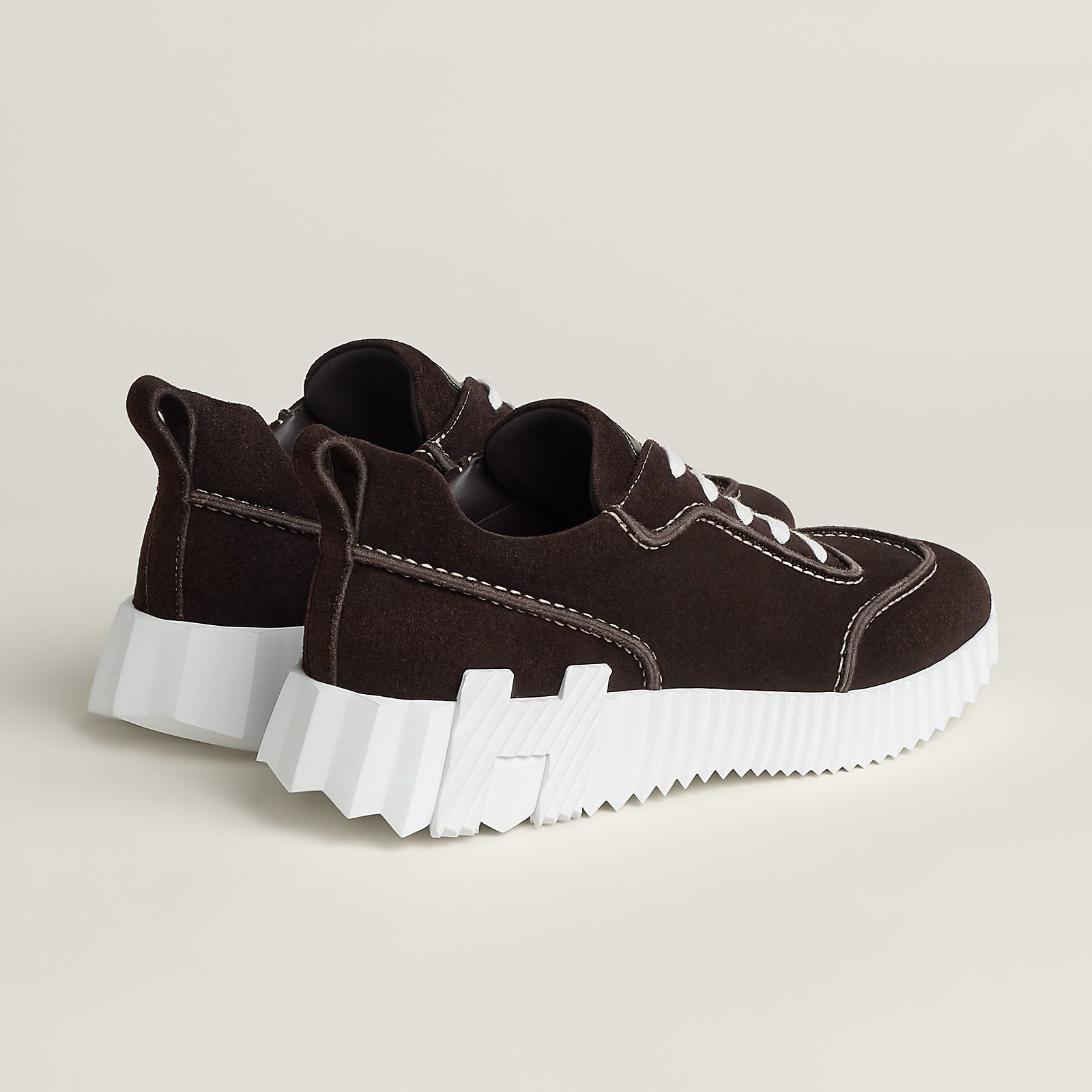 Hermès Next Sneaker Marron Ébène - vue arrière