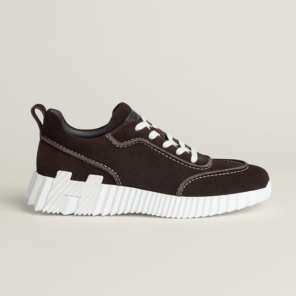 Hermès Next Sneaker Marron Ébène - vue de côté