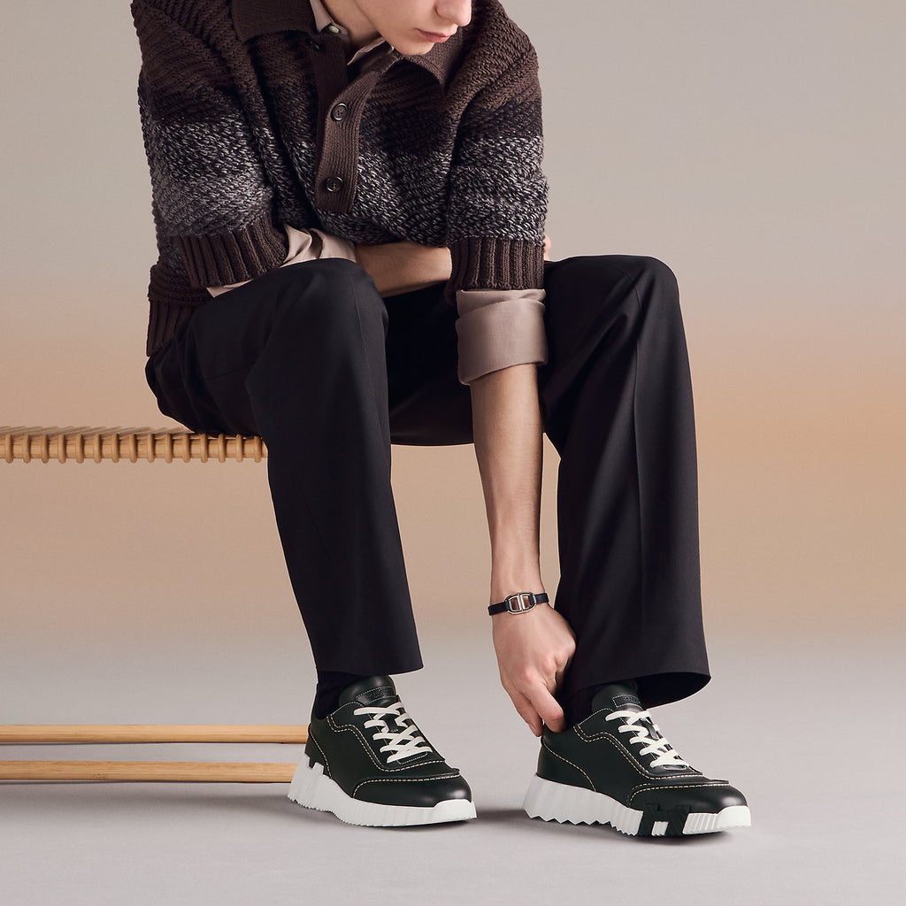 Hermès Next Sneaker Noir - porté