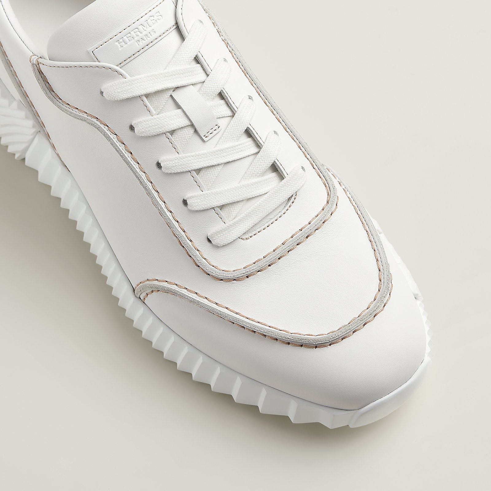Hermès Next Sneaker Blanc - vue du dessus